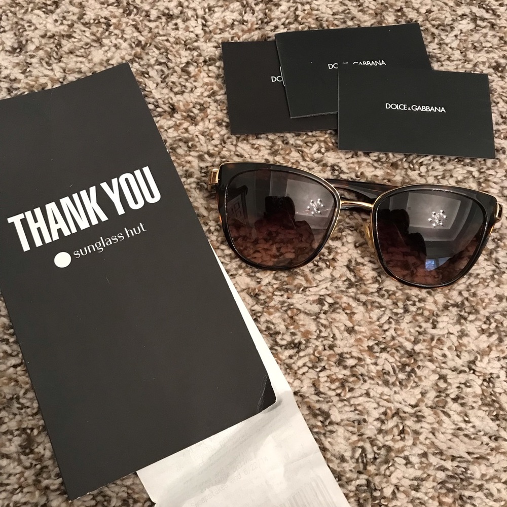 Genuine dolce & gabbana sunglasses cat eye